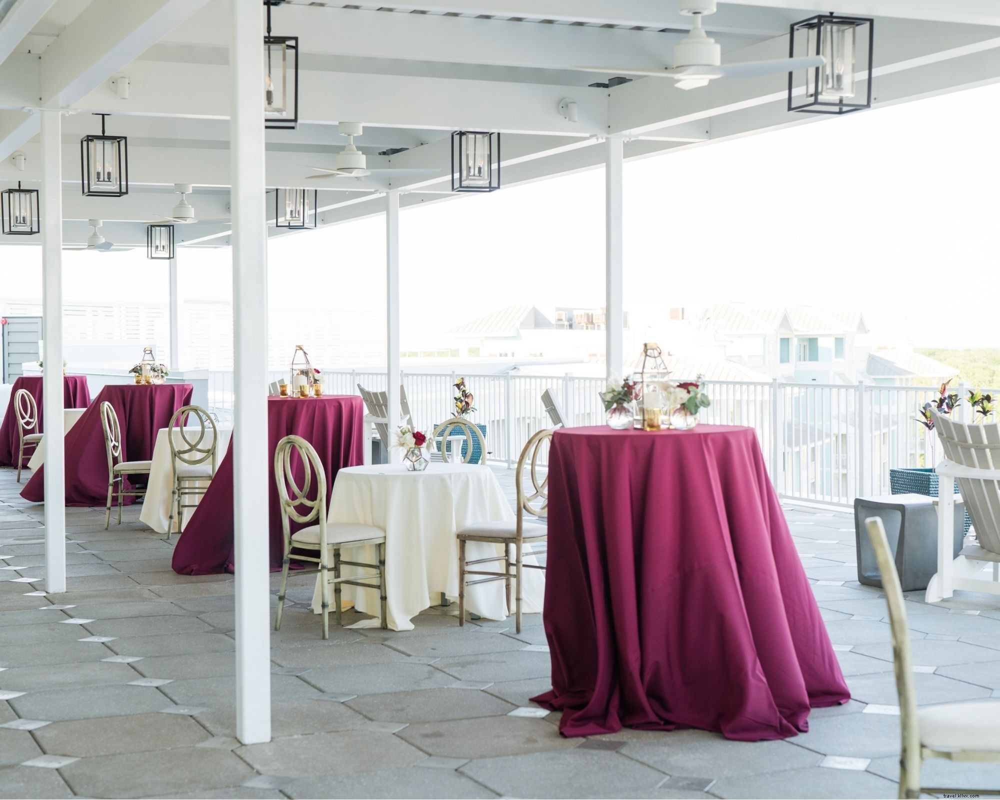 Indigo Room & Rooftop at Sweetgrass Inn: Serenity, Beauty & Peaceful Oceanfront Weddings