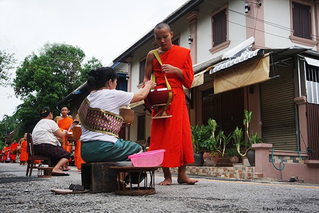 Luang Prabang Tak Bat: Captivating Morning Alms-Giving Ceremony in Stunning Pictures