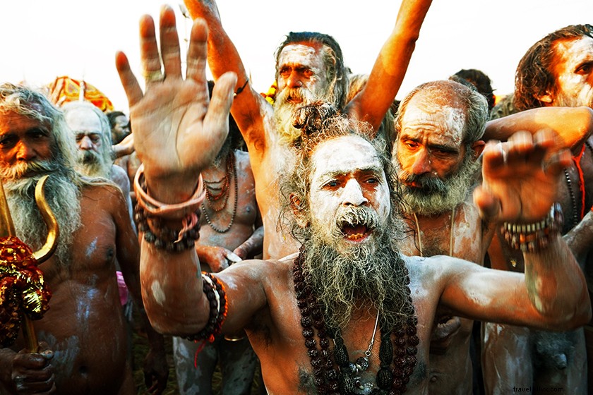 Captivating Kumbh Mela Photos: Naga Sadhus and Shahi Snan Majesty