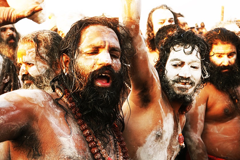 Captivating Kumbh Mela Photos: Naga Sadhus and Shahi Snan Majesty