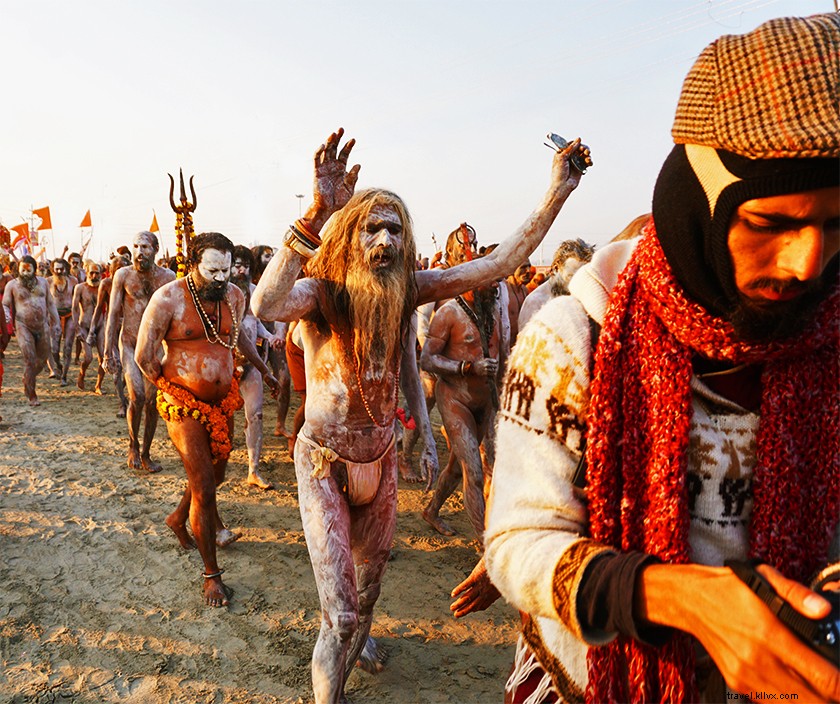 Captivating Kumbh Mela Photos: Naga Sadhus and Shahi Snan Majesty