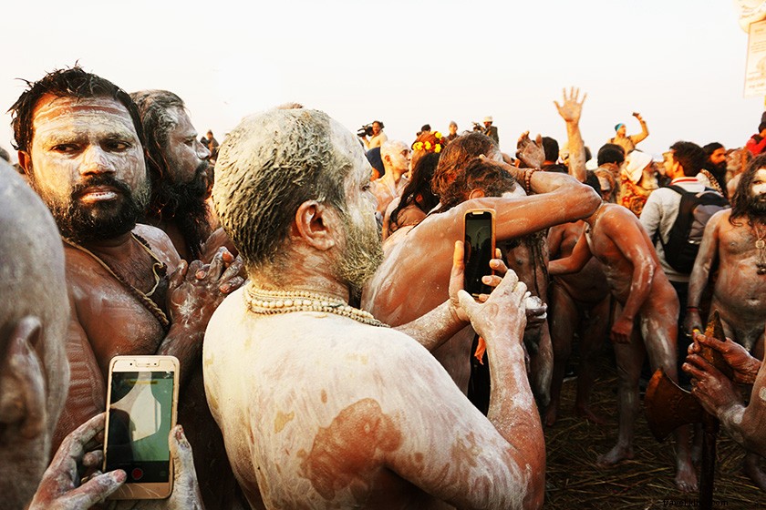 Captivating Kumbh Mela Photos: Naga Sadhus and Shahi Snan Majesty