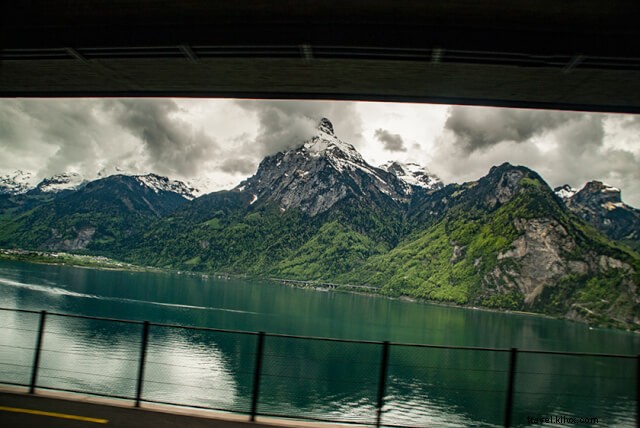 Breathtaking Swiss Alps Views on a €25 Flixbus from Milan to Basel