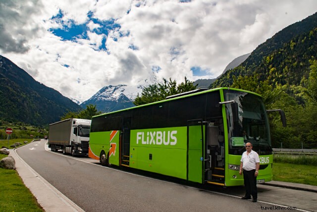 Breathtaking Swiss Alps Views on a €25 Flixbus from Milan to Basel