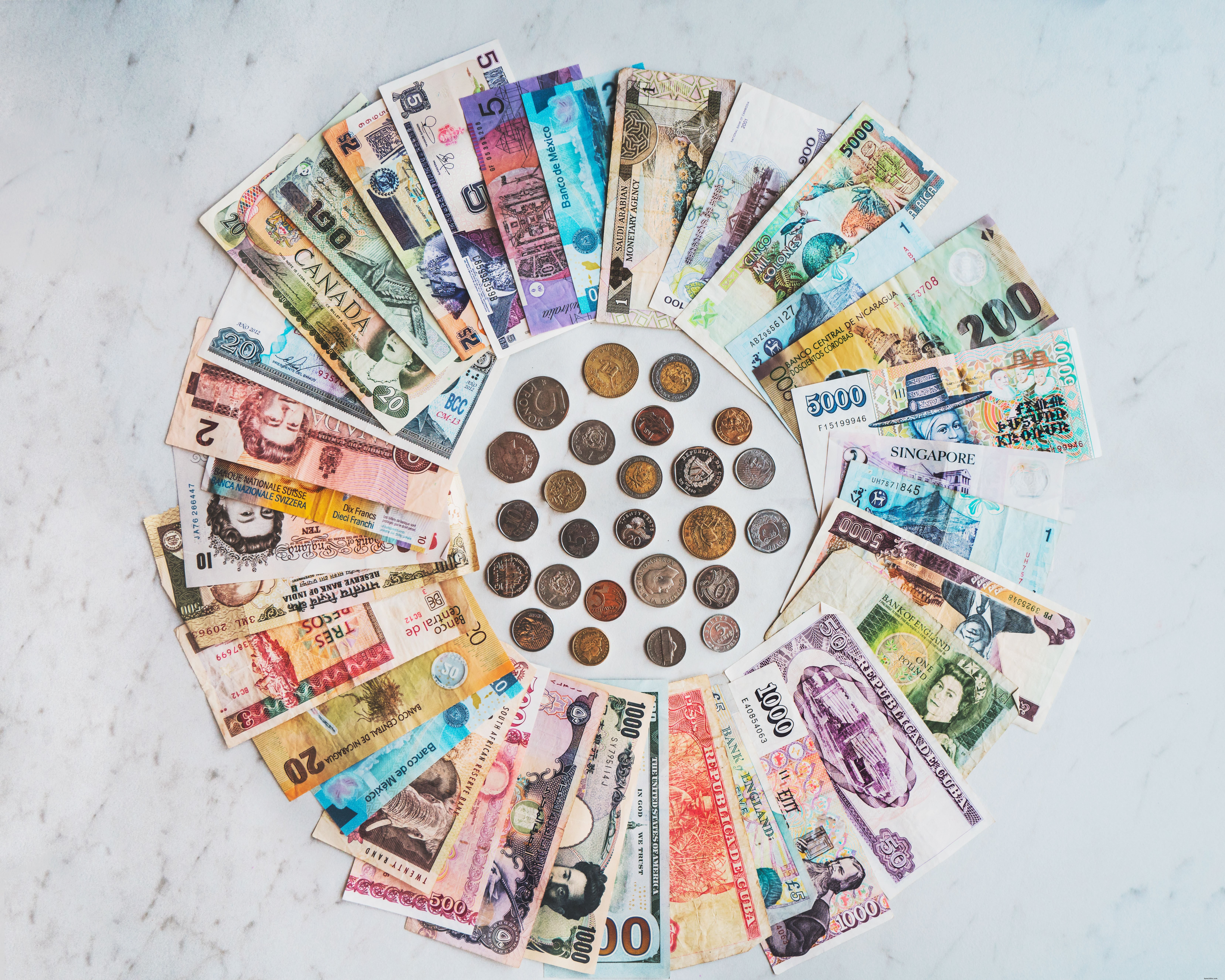 Stunning Photo of International Currencies: Global Money Visuals