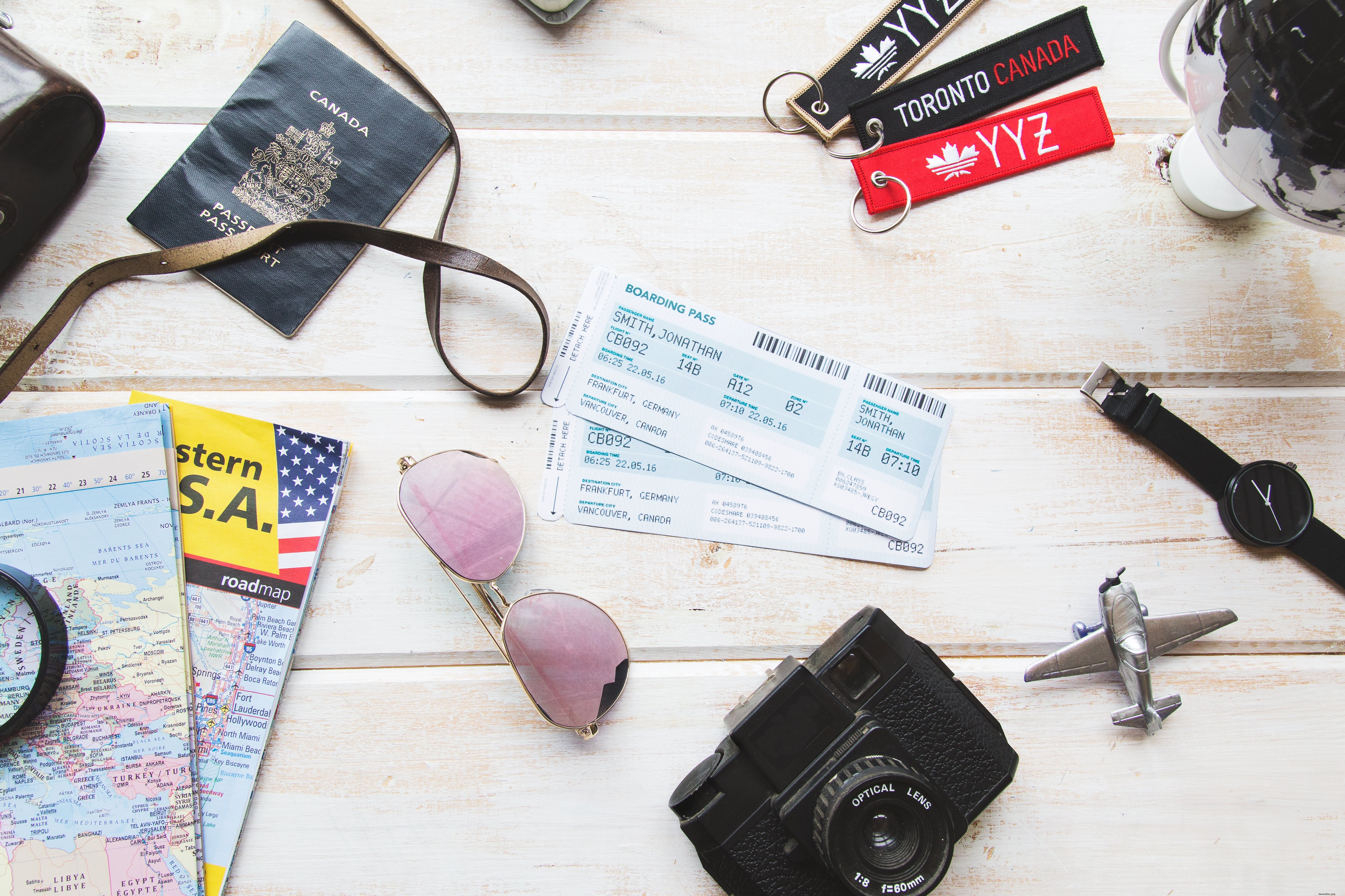 Stunning Travel Flat Lay Photography: Aesthetic Wanderlust Inspiration