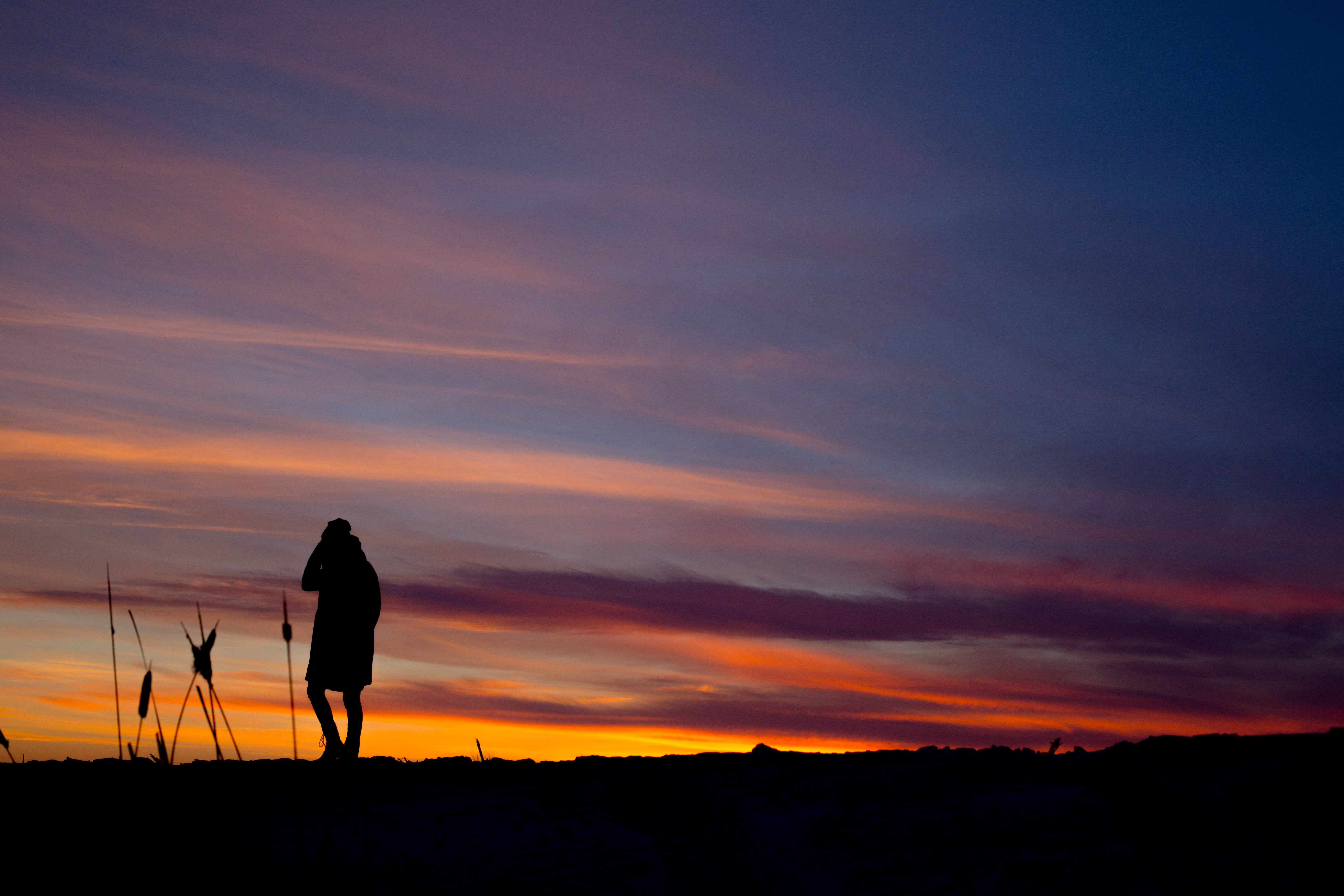 Stunning Prairie Sunset Silhouette Photography
