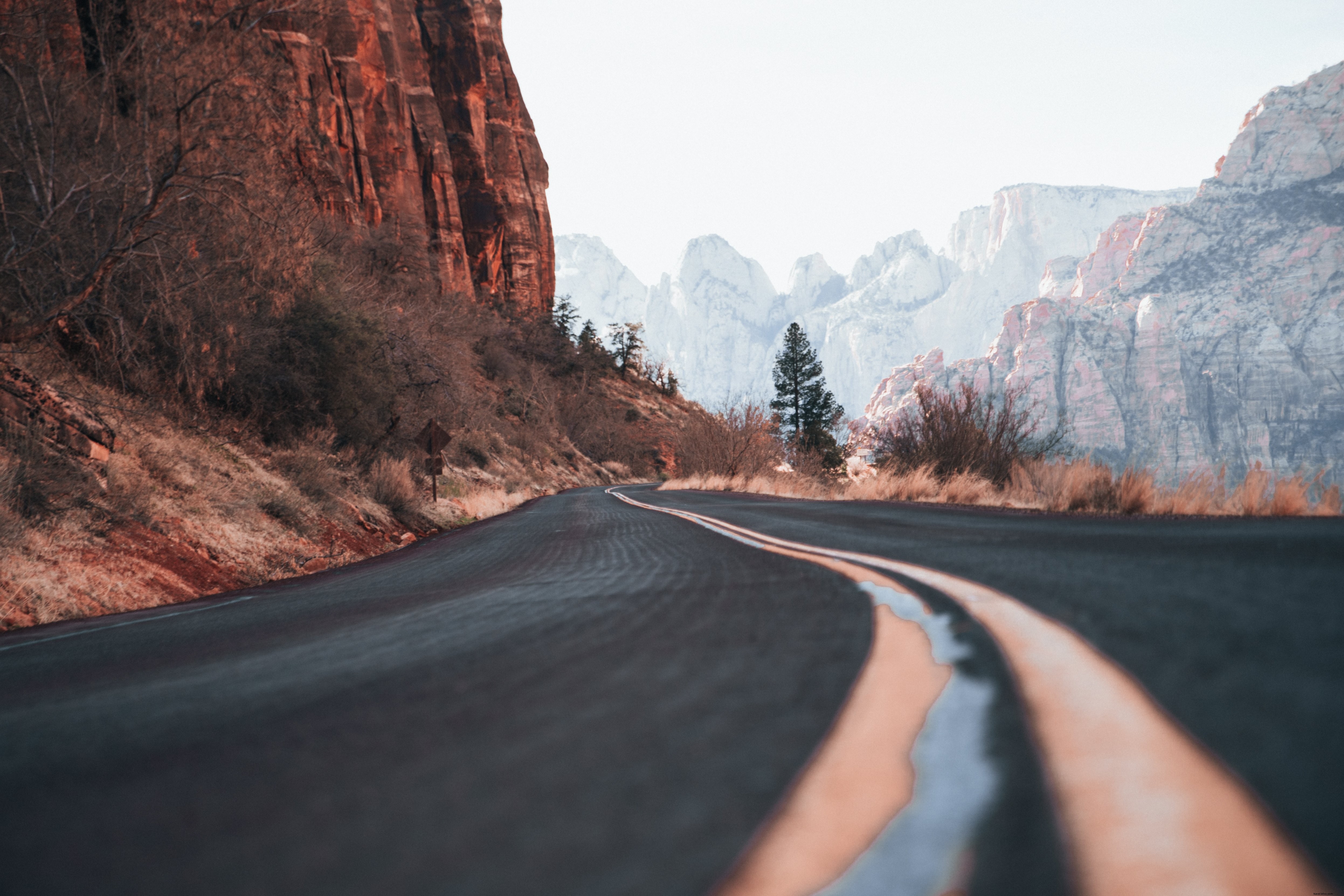 Stunning Aerial View of a Paved Highway in the USA