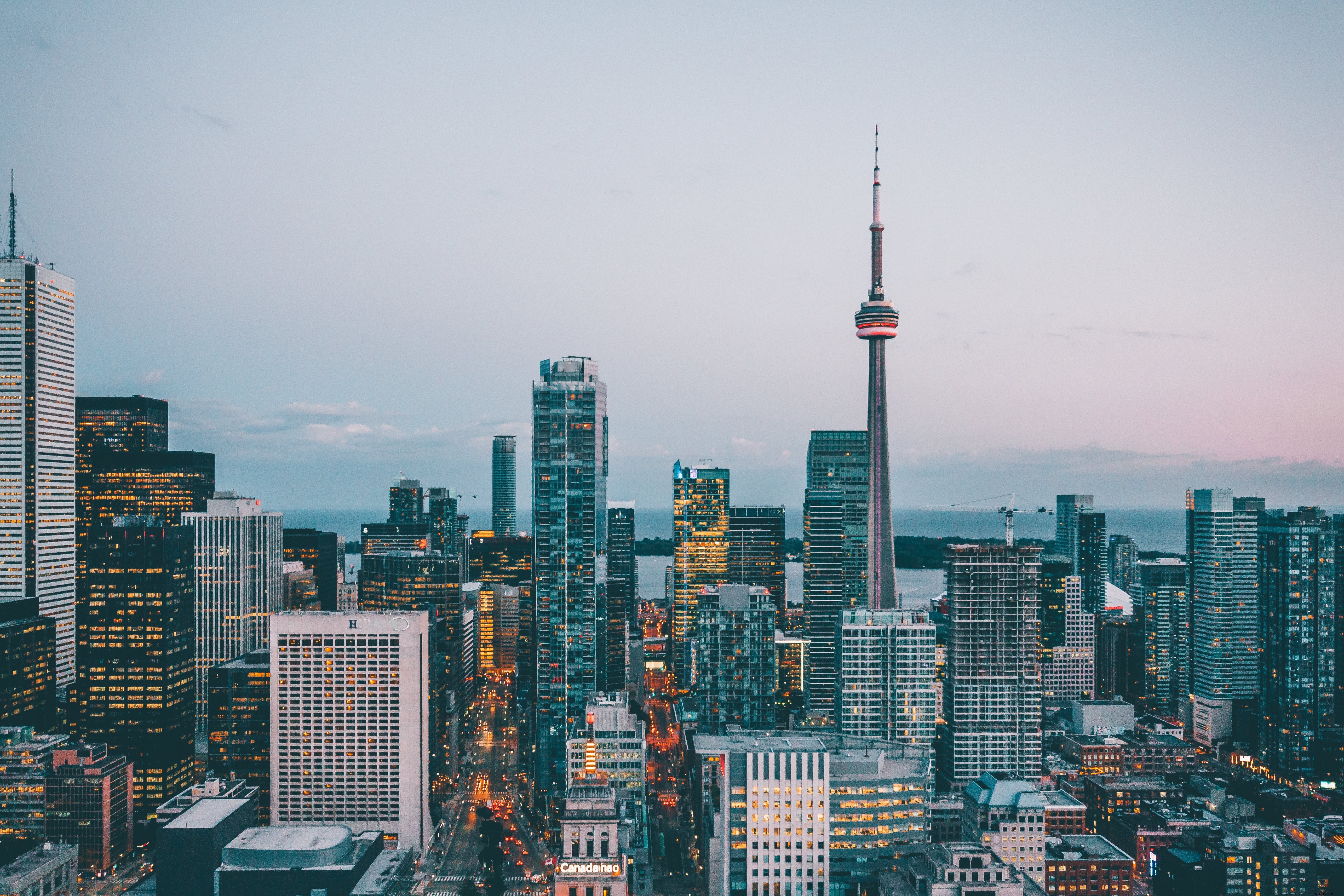 Stunning Toronto Skyline at Dusk: Professional Cityscape Photo
