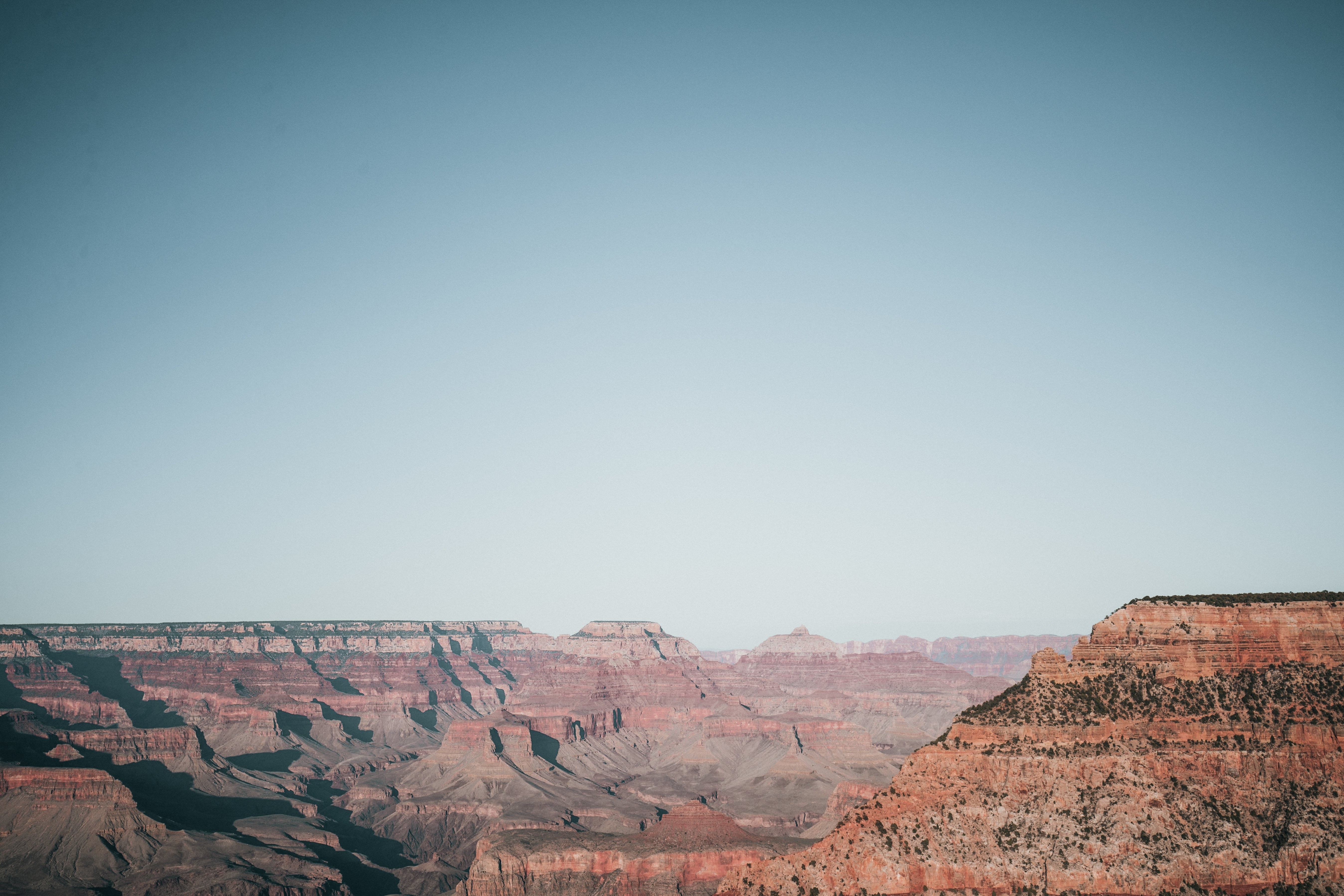 Stunning Wide-Angle Canyon Landscape Under Vast Sky