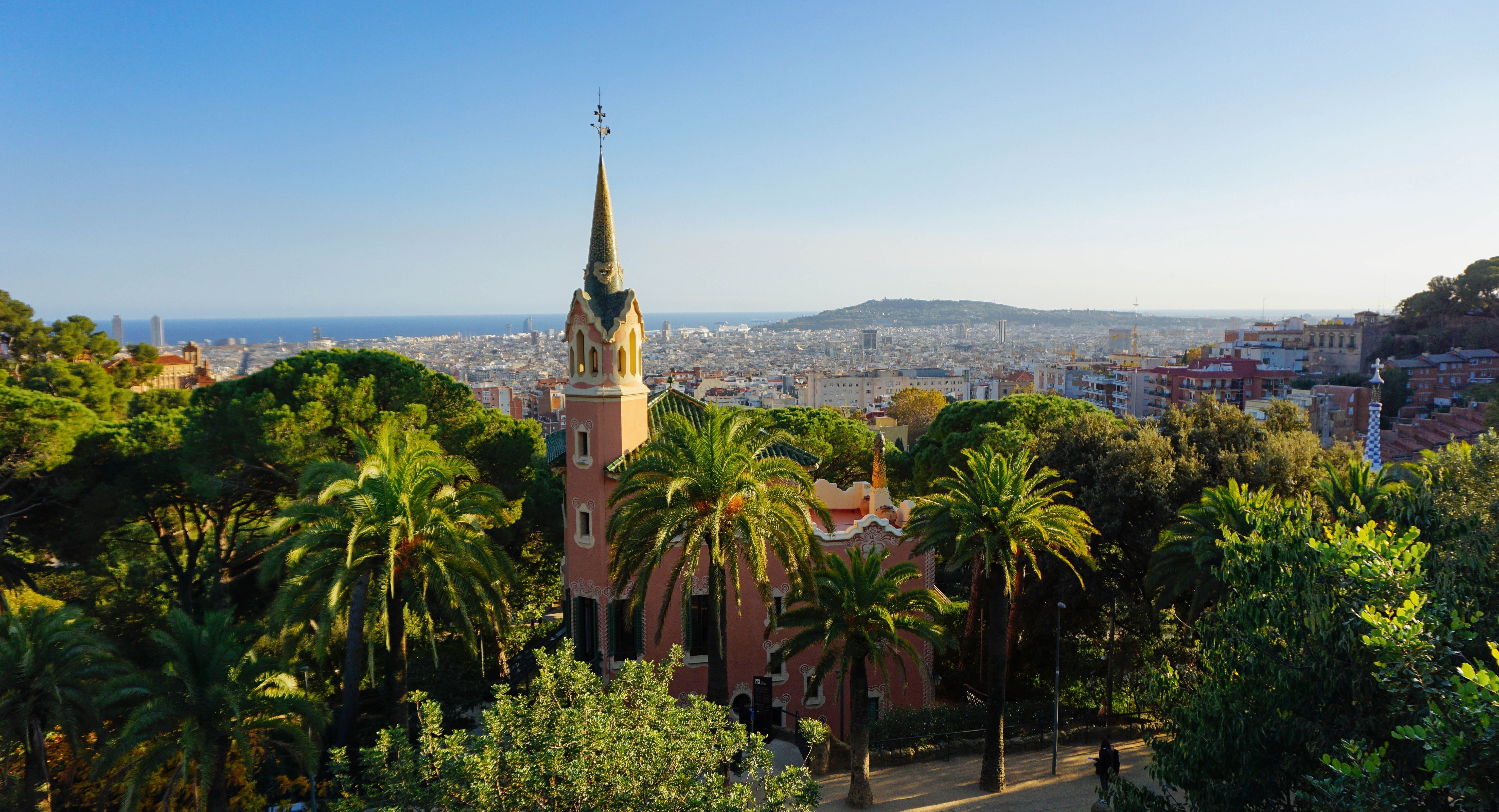 Stunning Barcelona Cityscape: Breathtaking Aerial View Photo