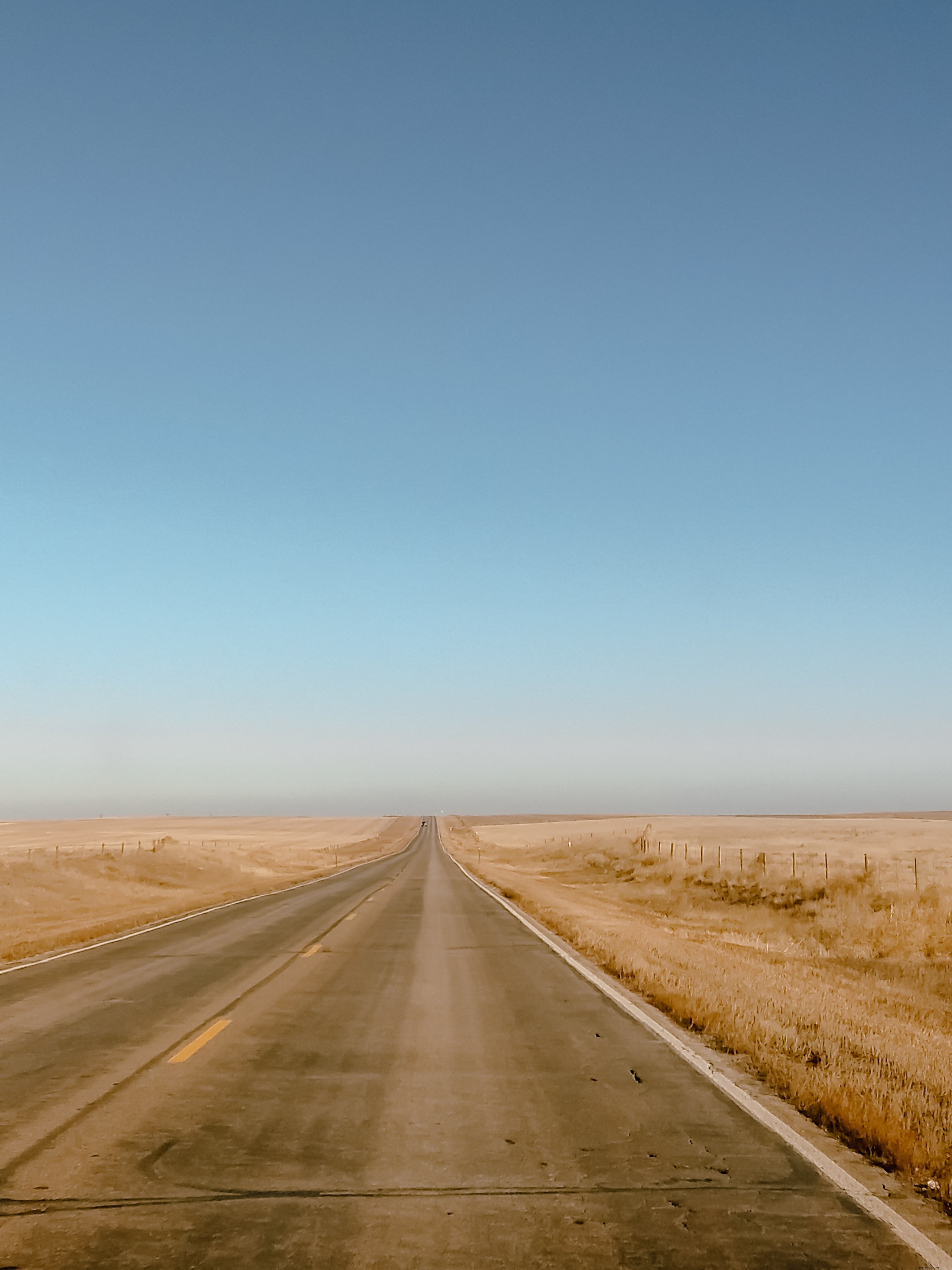 Captivating Photo of a Barren Country Road