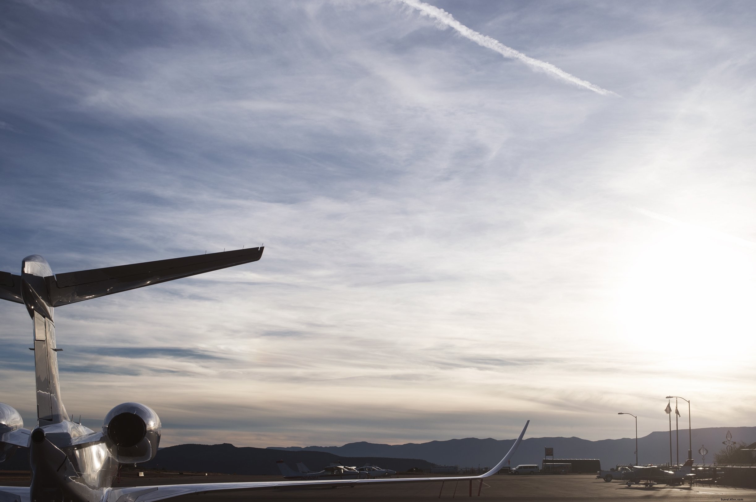 Stunning High-Resolution Photo of a Private Jet on the Runway