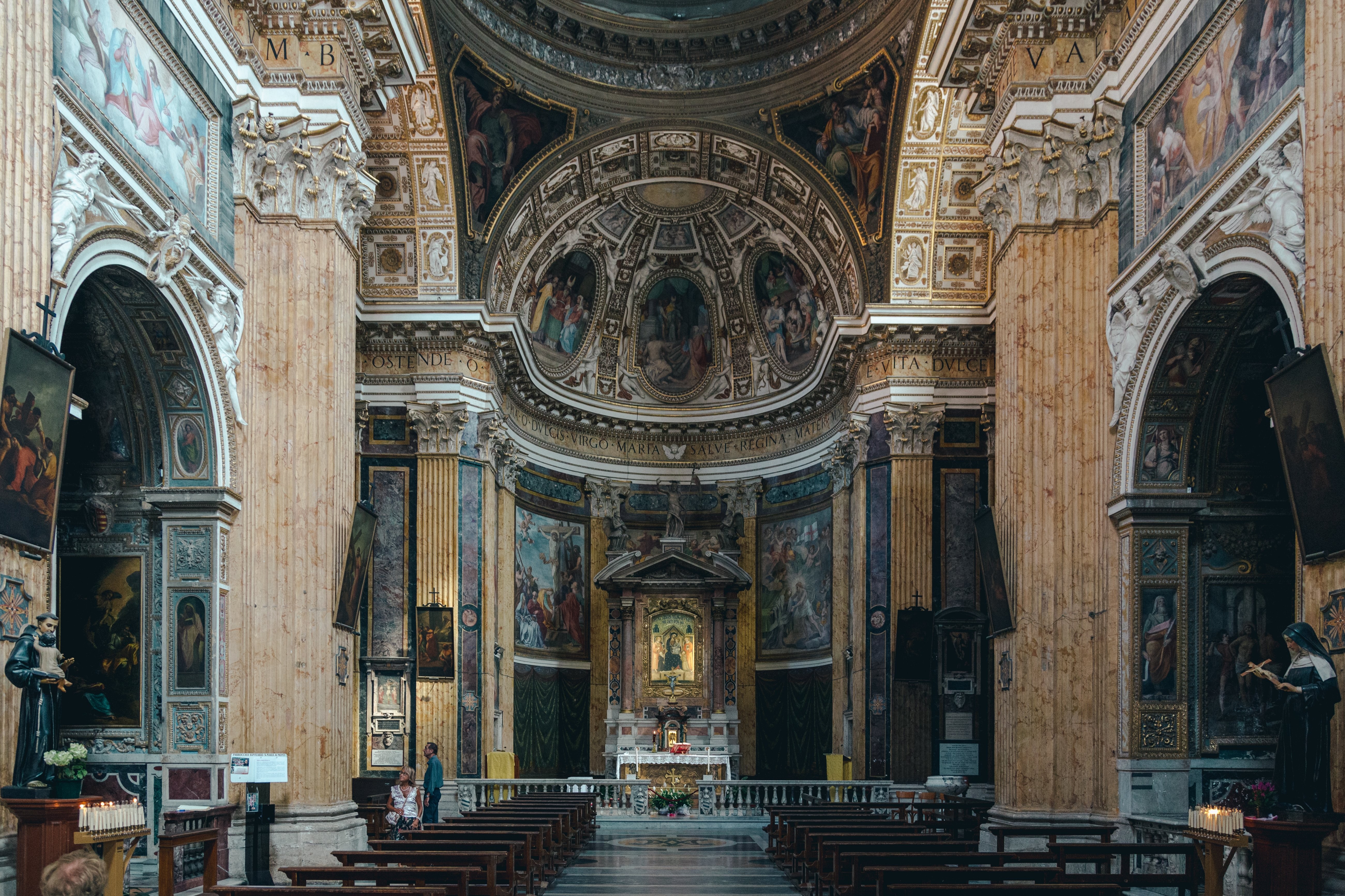 Stunning Photo of Historic Italian Catholic Church
