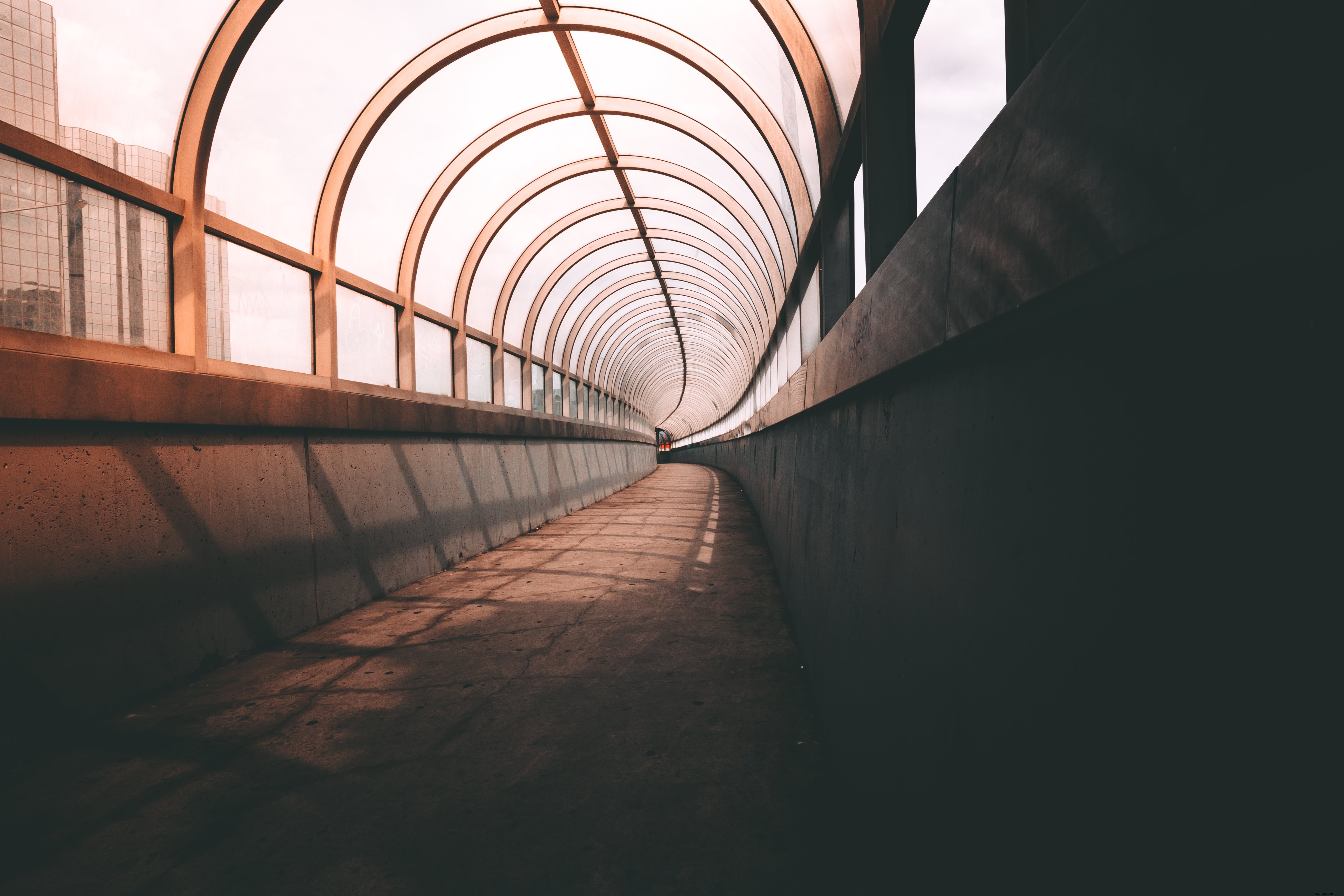 Stunning Urban Tunnel Path Photography