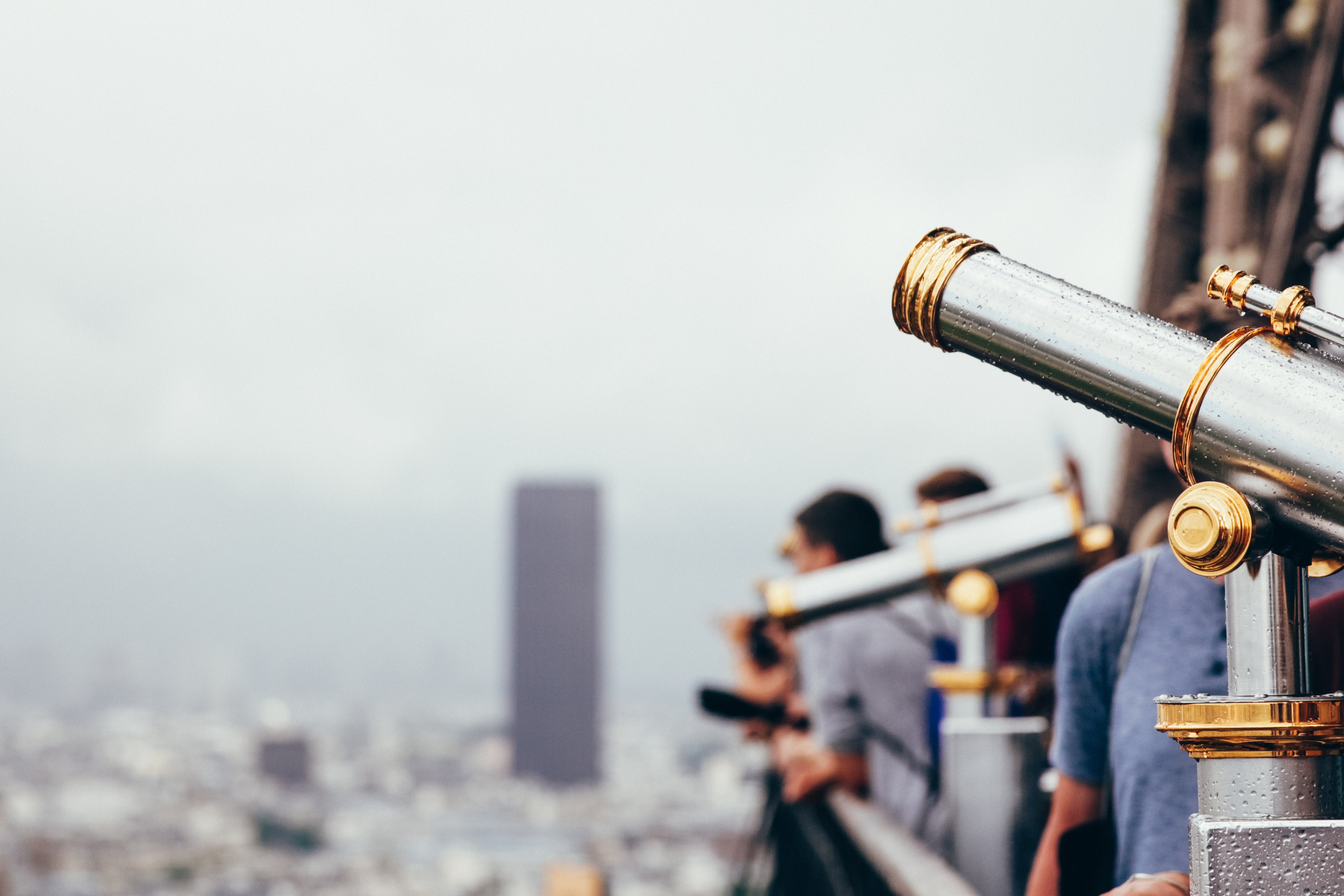 Breathtaking City Views Through Iconic Tourist Telescopes