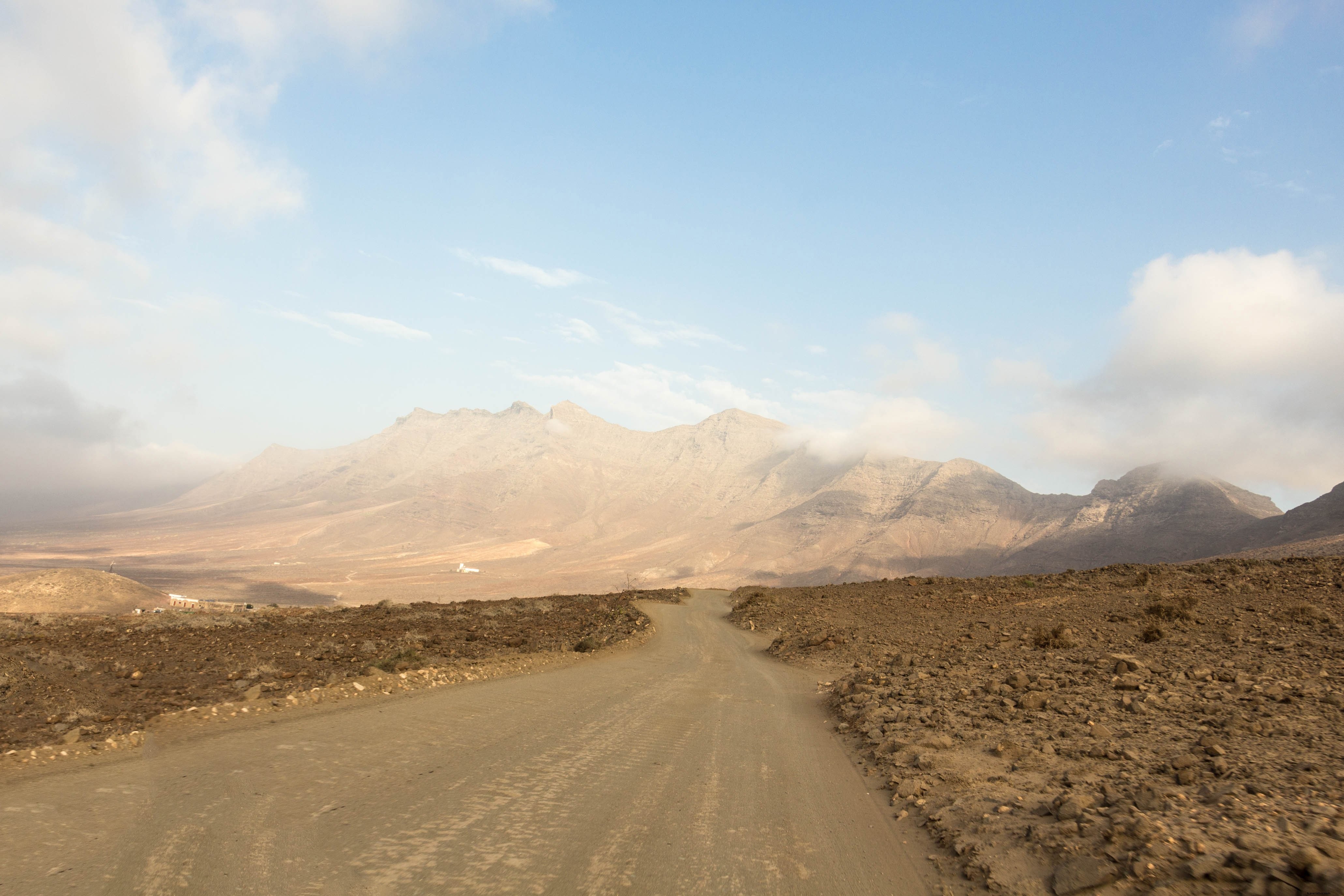 Stunning Dirt Road Winding Through Spanish Mountains – Breathtaking Photo