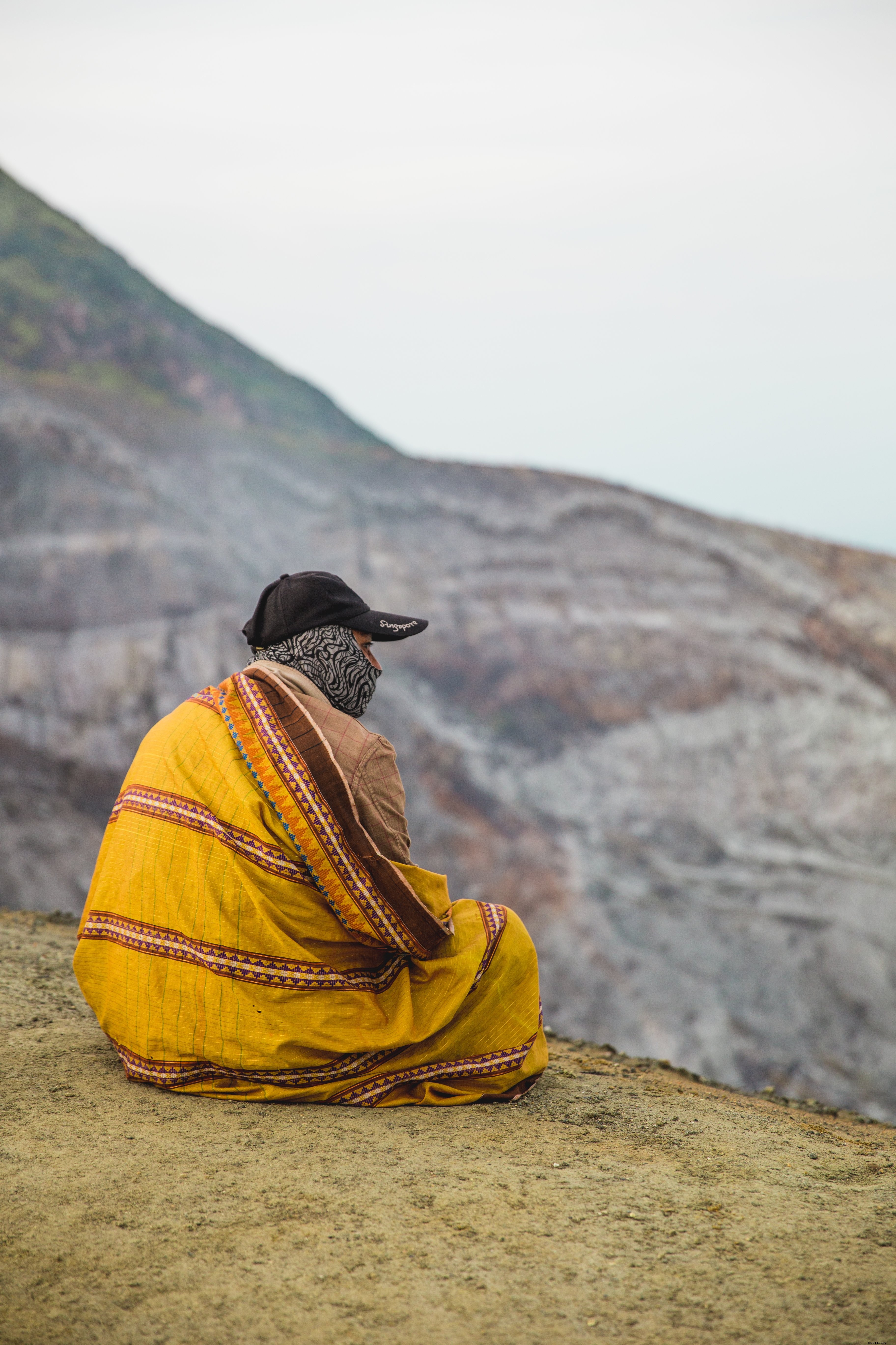 Captivating Cliff Watcher Photograph