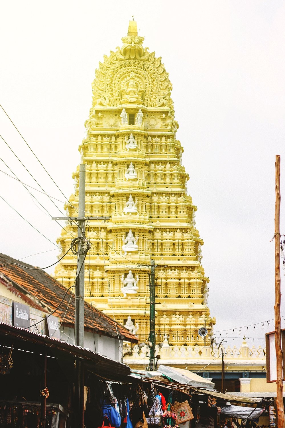 Stunning Photo of a Historic Hindu Temple in South India