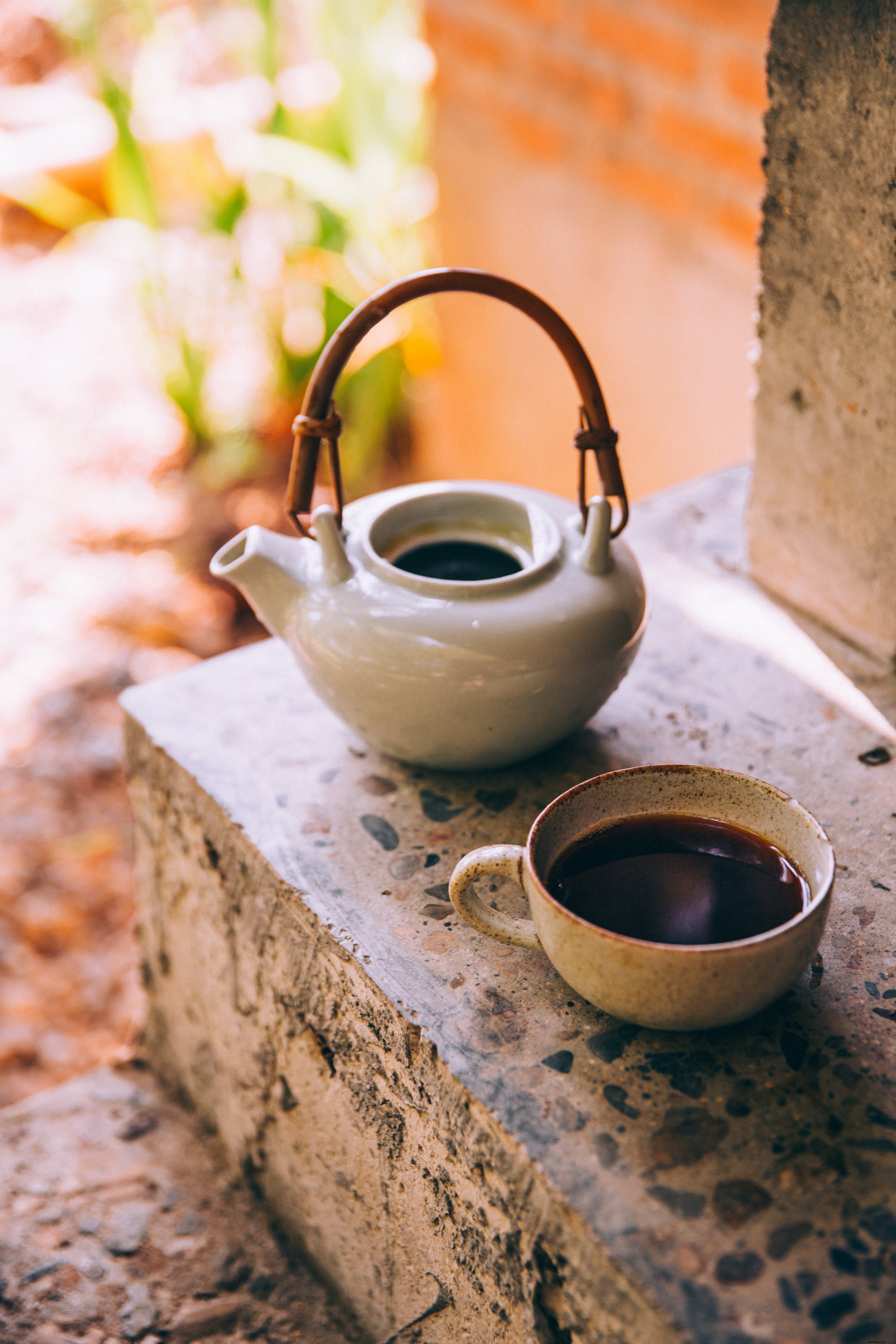 Stunning High-Quality Photo of Coffee Cup and Kettle