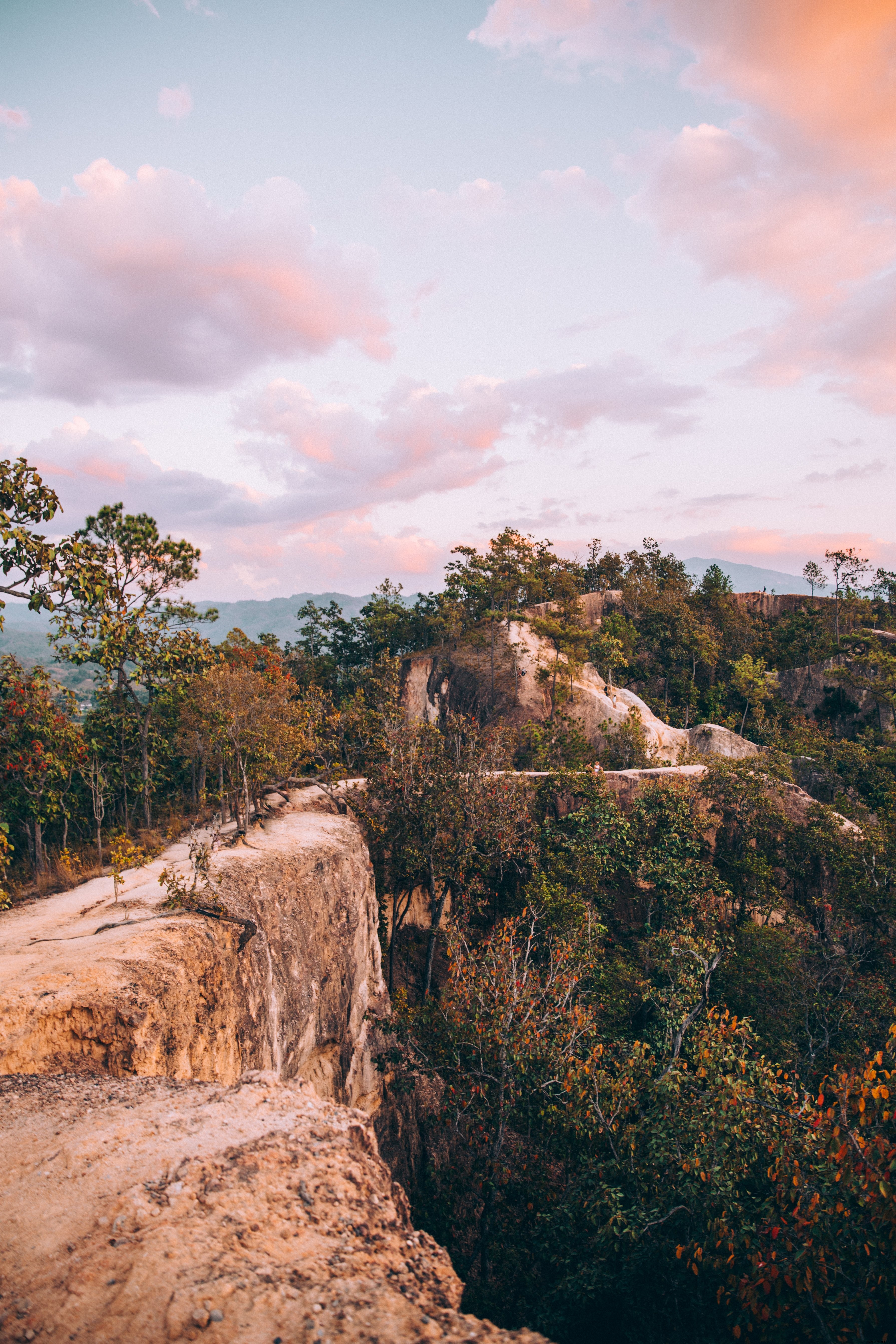 Stunning Golden Sunset over Thailand s Majestic Canyon