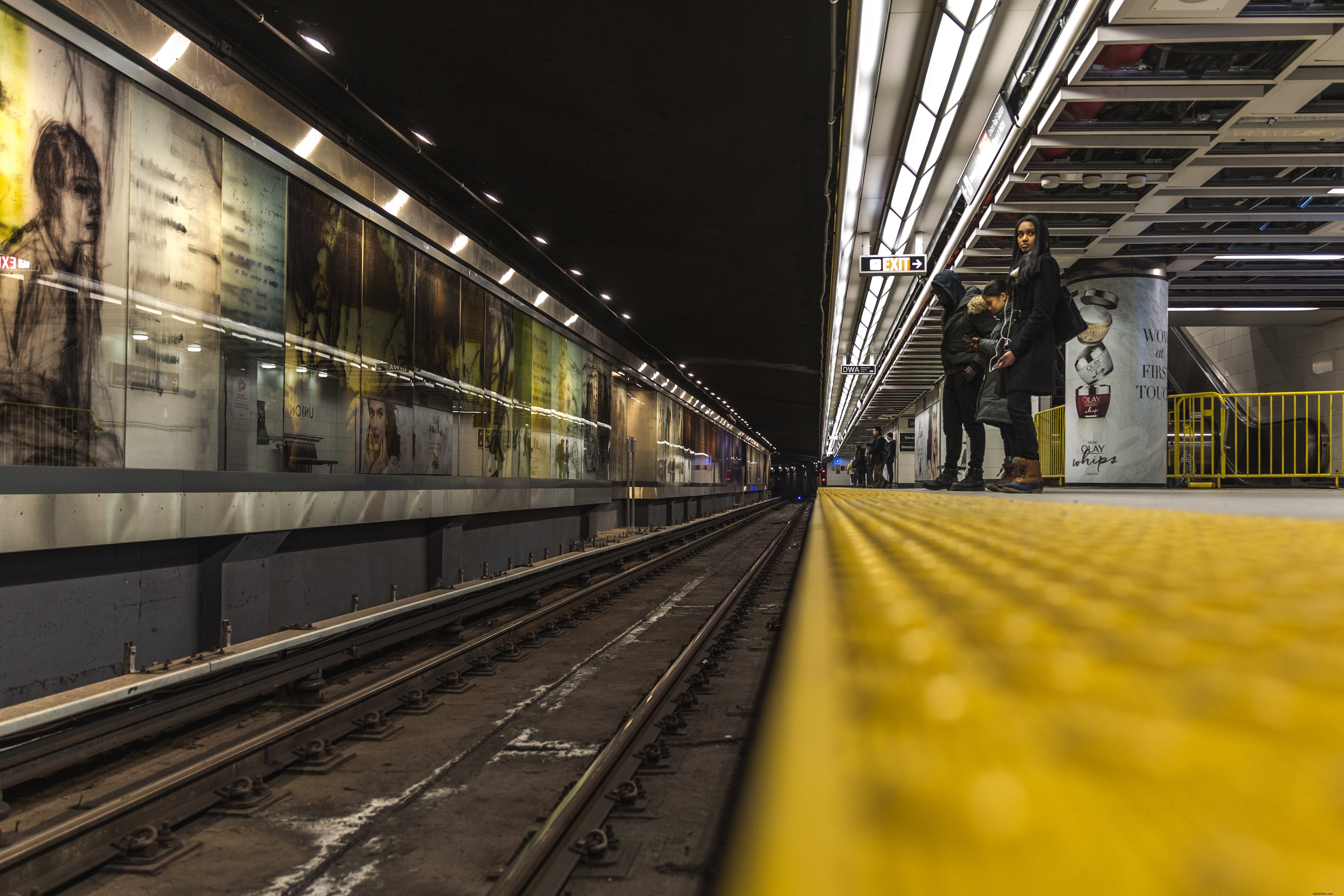 Stunning Subway Station Track View - Professional Urban Photo