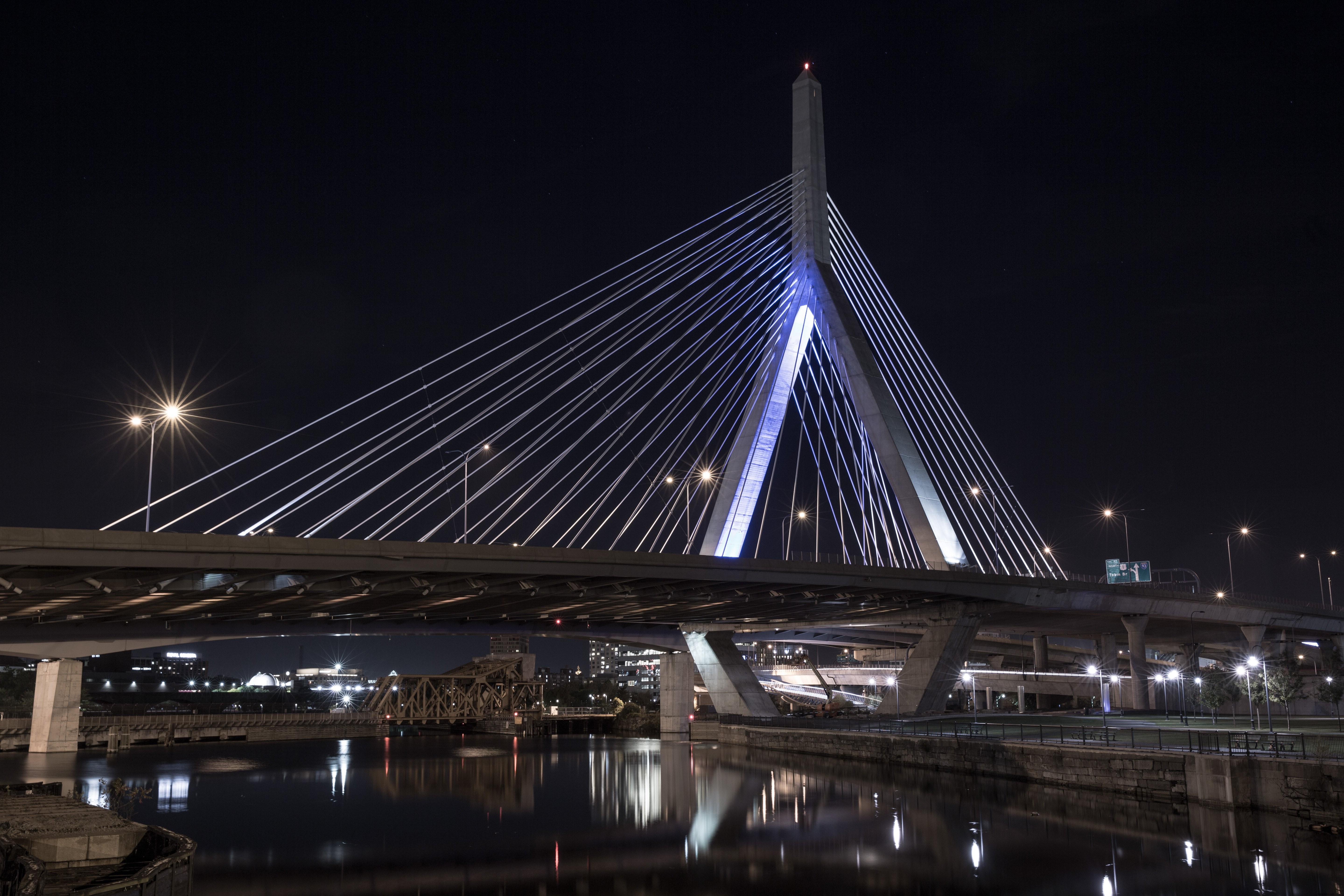 Stunning Photo of Boston s Iconic Wire Bridge
