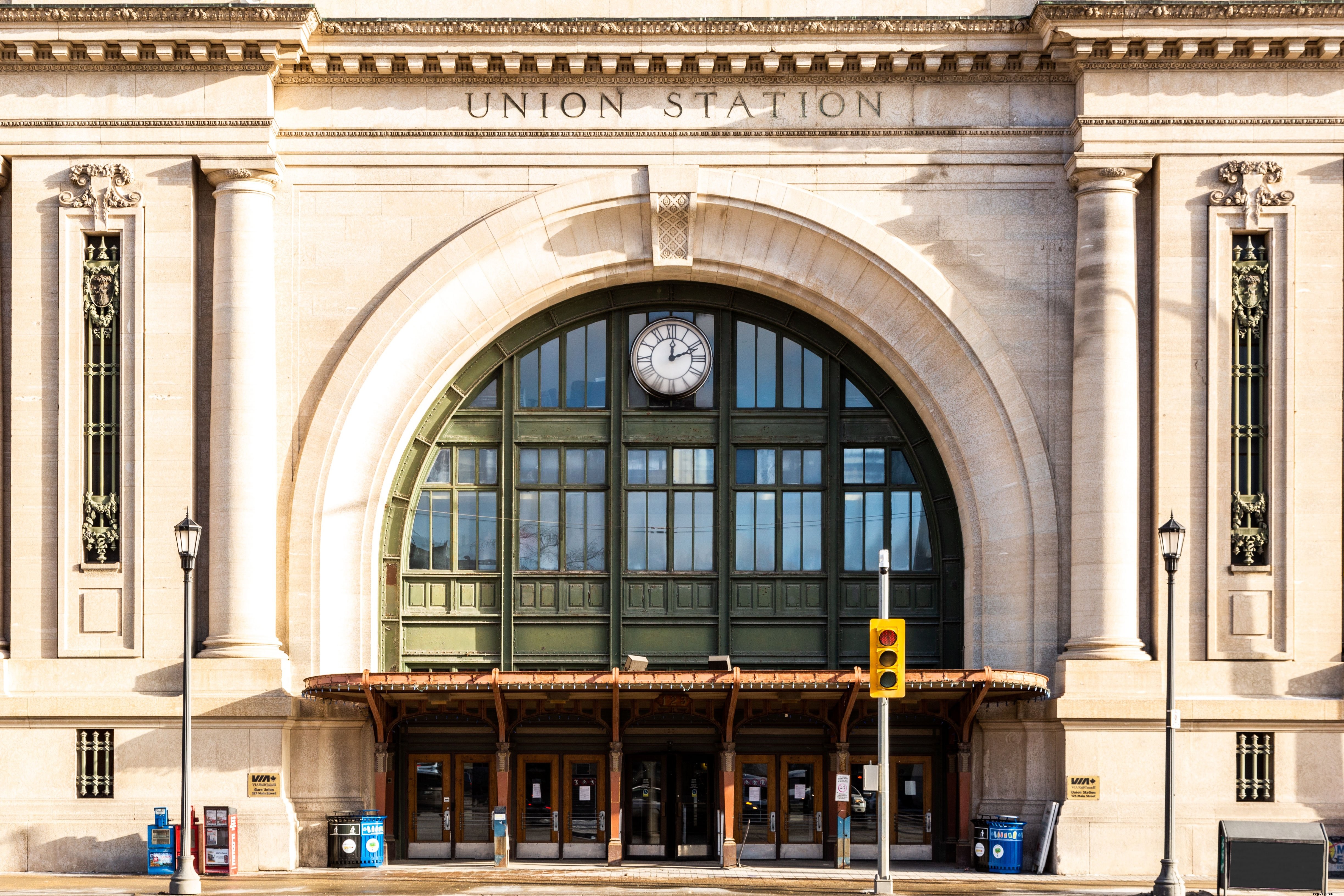 Stunning Photo of Union Station s Iconic Front Entrance in Vancouver