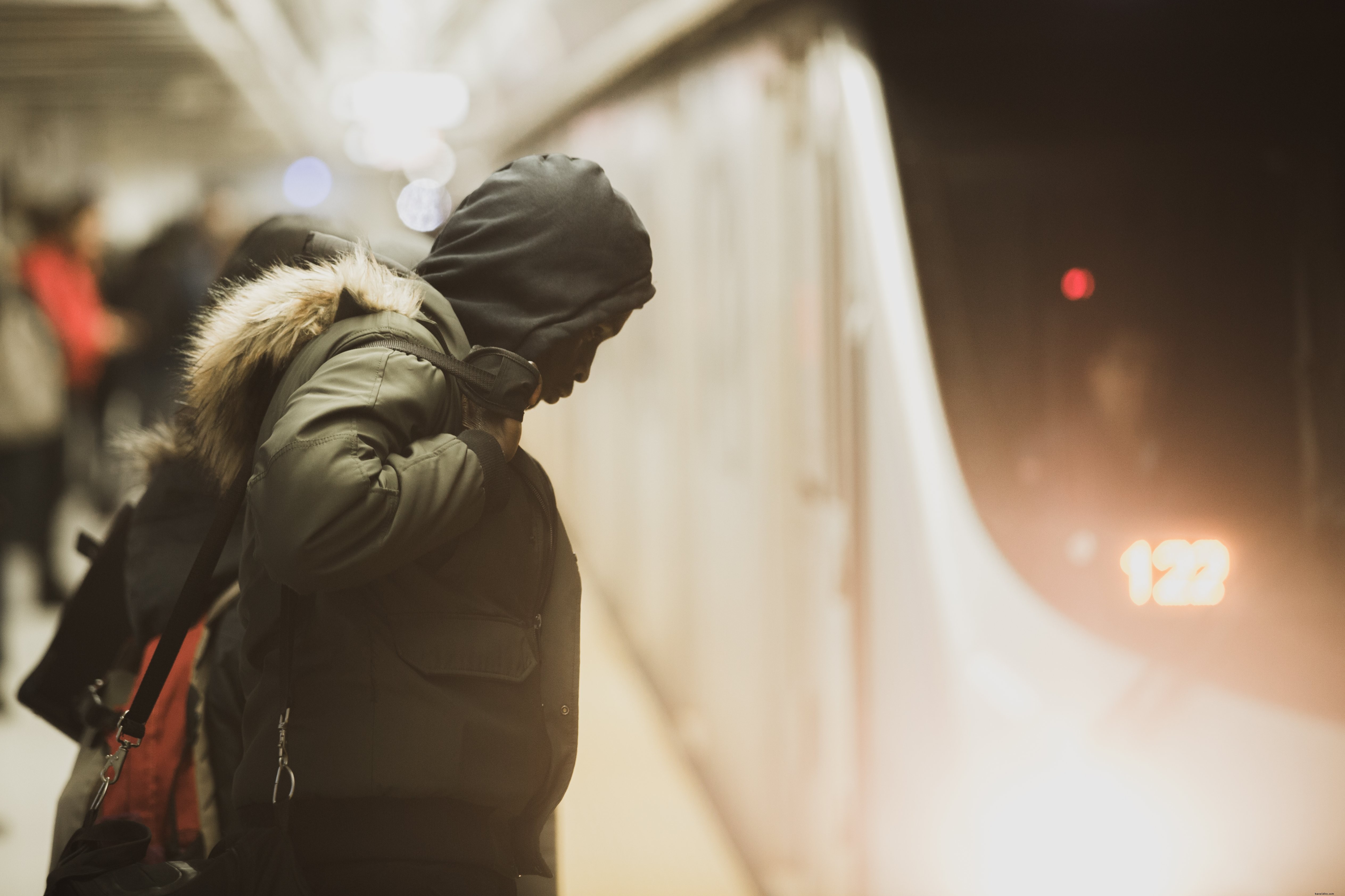 Stunning Photo of an Approaching Subway Train