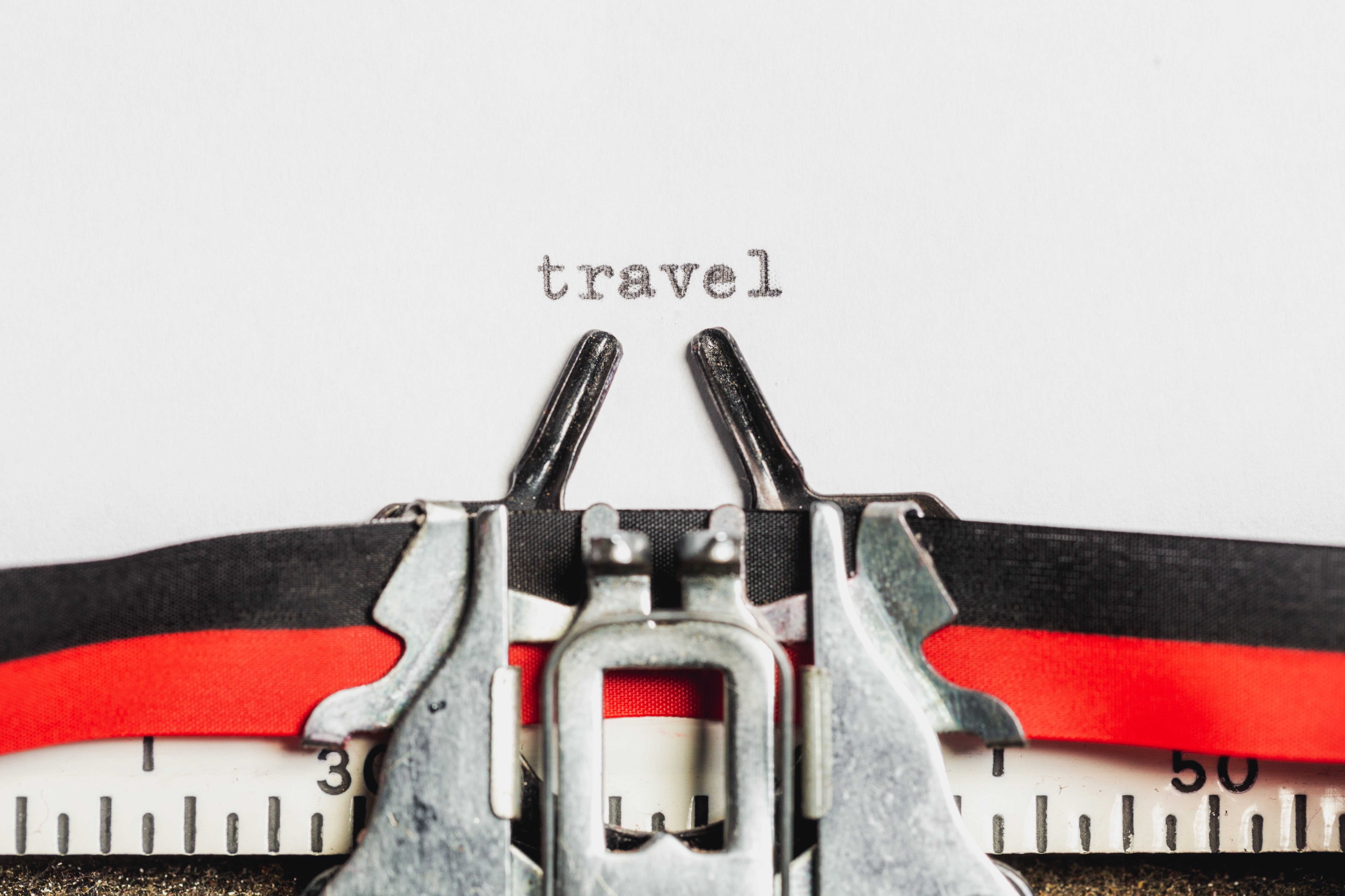 Vintage Typewriter Travel Photo: Capturing Timeless Journeys