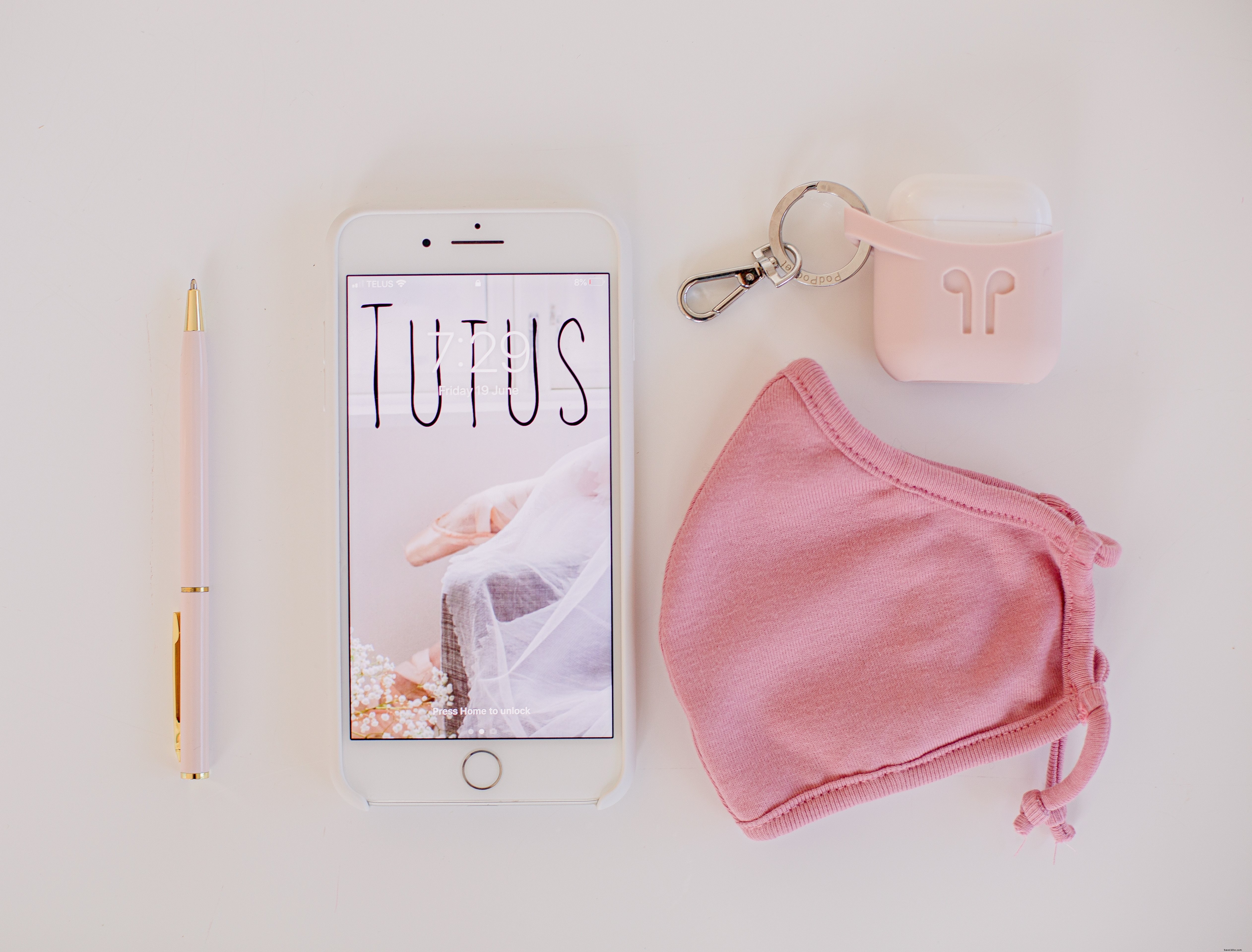 Stunning Flat Lay Photo of Smartphone and Travel Essentials