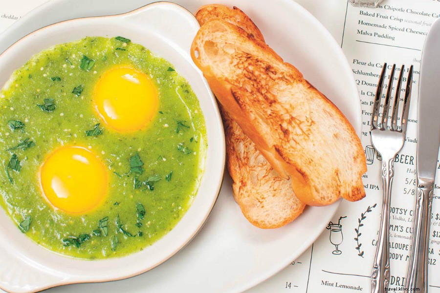 Vibrant Green Shakshouka Recipe from NYC Icon Jack s Wife Freda Cookbook