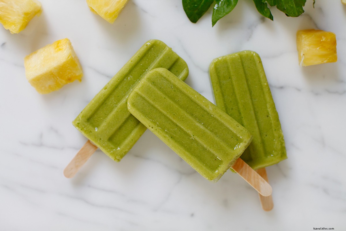 Green Monster Ice Pops: Healthy, Lactose-Free Summer Recipe