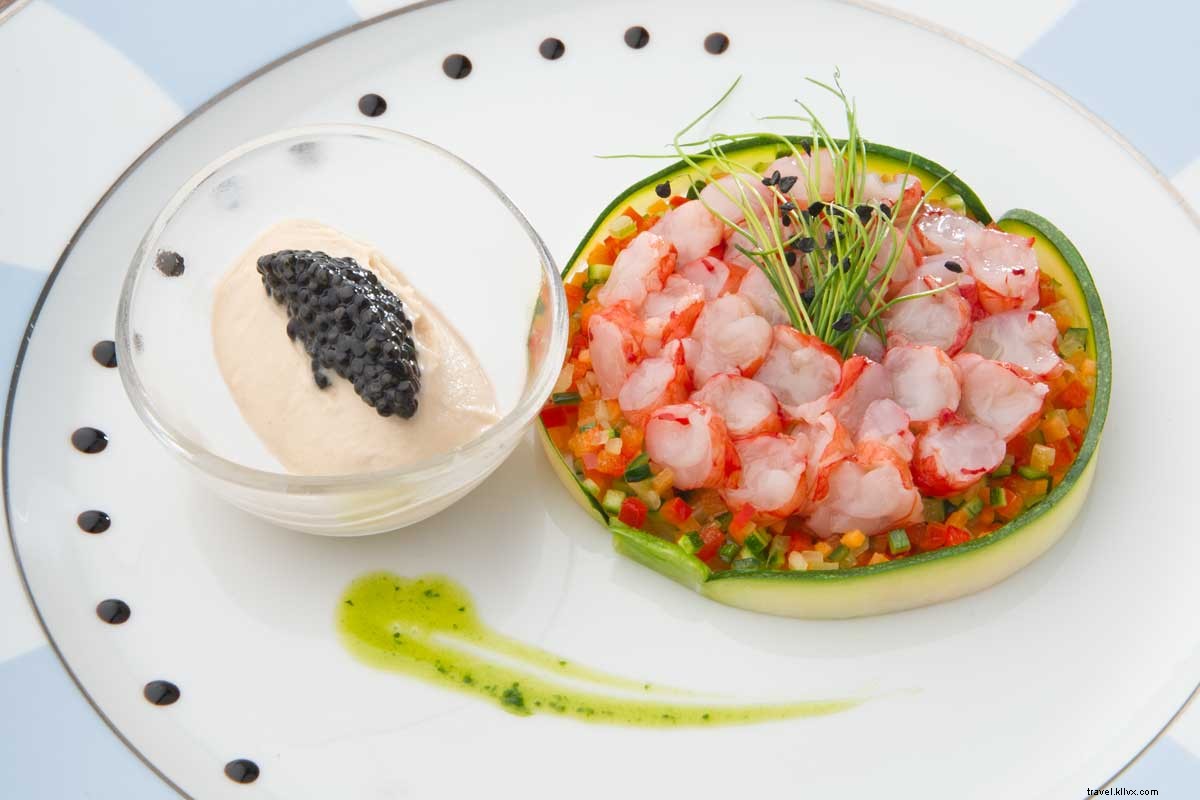 Authentic Venetian Recipe: Red Shrimp Carpaccio with Ginger Gelato from Gritti Palace Chef
