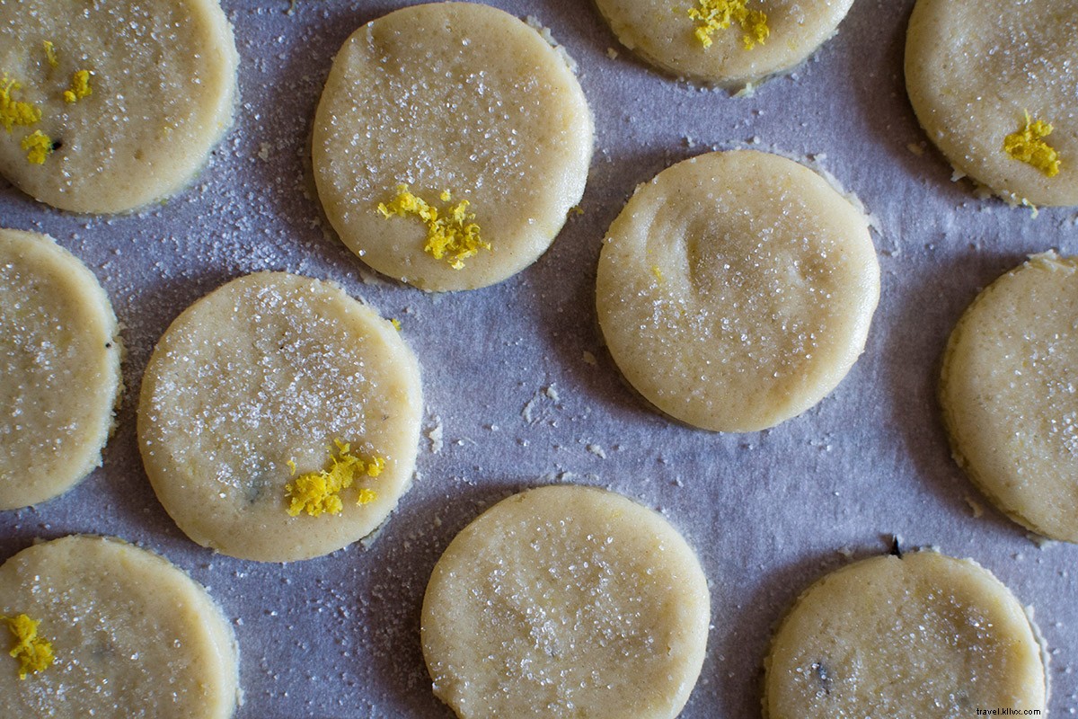 Authentic Provençal Lavender Lemon Shortbread Recipe