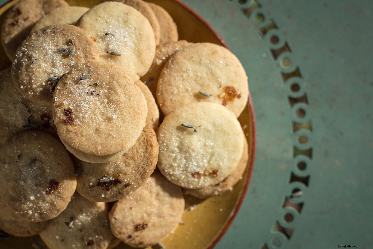 Authentic Provençal Lavender Lemon Shortbread Recipe