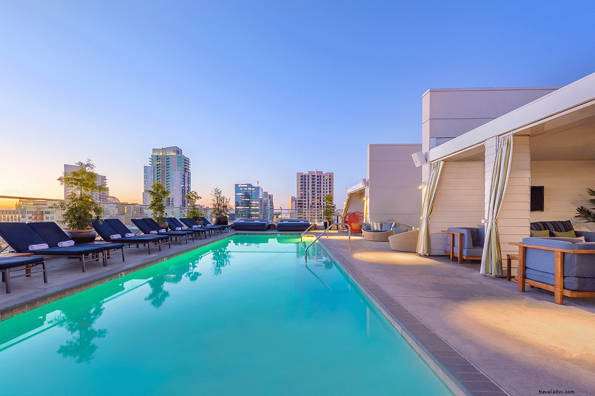 Andaz San Diego s Stunning Rooftop: Escape Winter Blues with Poolside Views