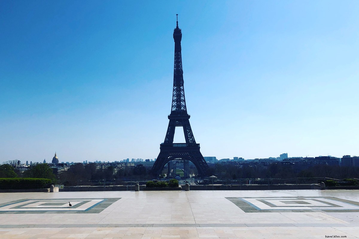 Paris in Lockdown: My Exclusive Eiffel Tower Encounter