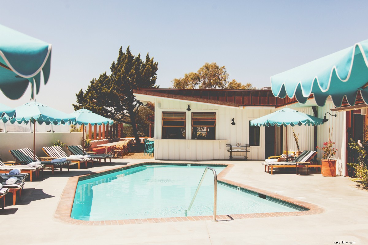 Revitalized 1950s Skyview Motel: Stunning Americana Transformation in Los Alamos, California