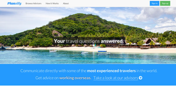 Introducing Plansify: Effortless Travel Planning and Expert Advice