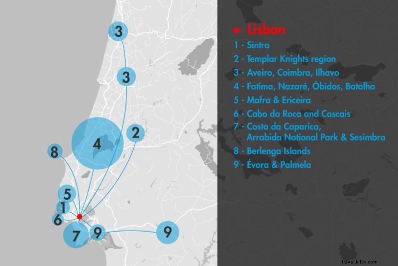19 Best Day Trips from Lisbon: Regional Maps & Insider Guide