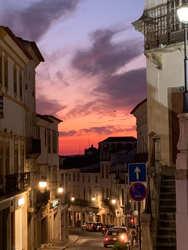 Stunning Sunset Over Évora: Breathtaking Portuguese Views
