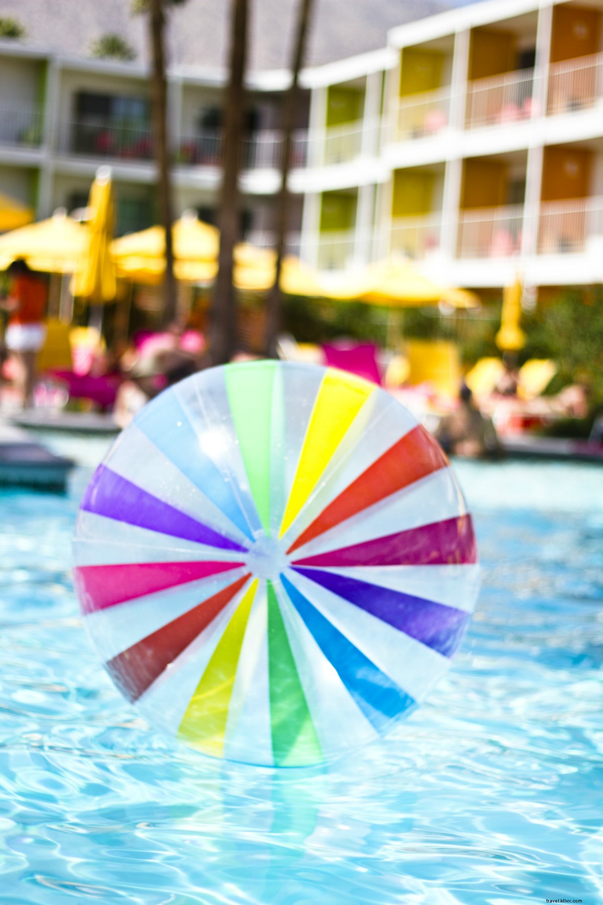 The Saguaro: Vibrant Rainbow Hotel in Palm Springs  California Desert