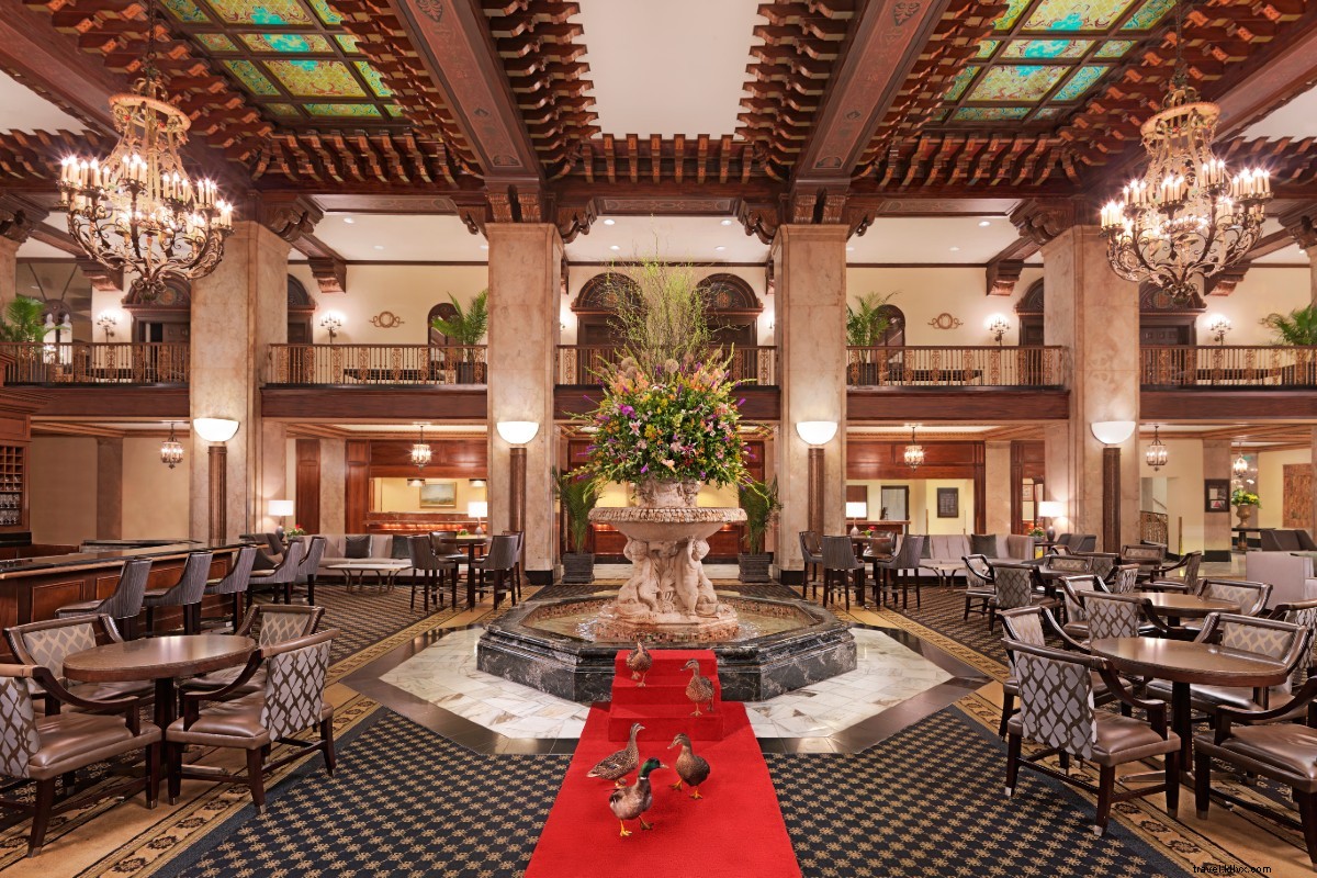 The Peabody Memphis: Iconic Luxury Hotel Famous for Its Daily Duck March