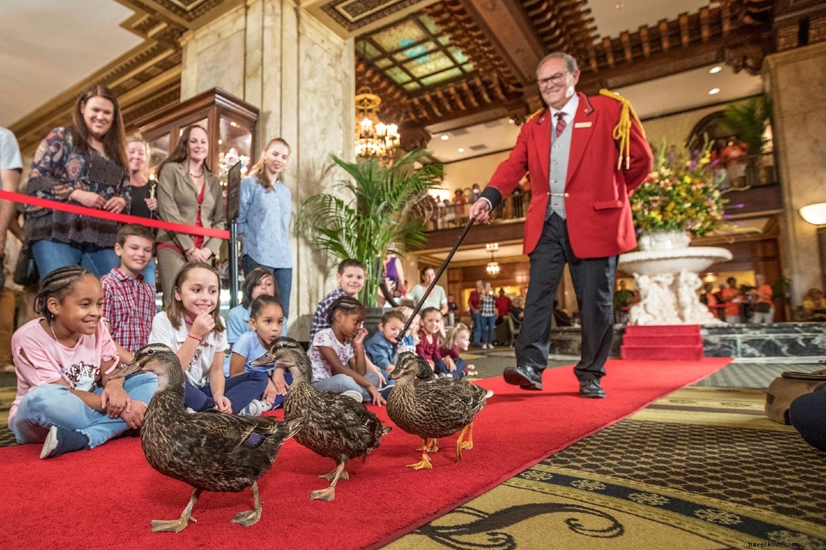 The Peabody Memphis: Iconic Luxury Hotel Famous for Its Daily Duck March