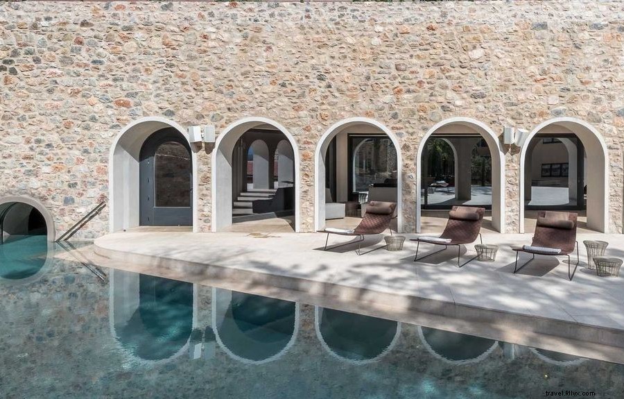 Luxurious Spa Retreat in Greece s Cypress-Clad Peloponnese Mountains