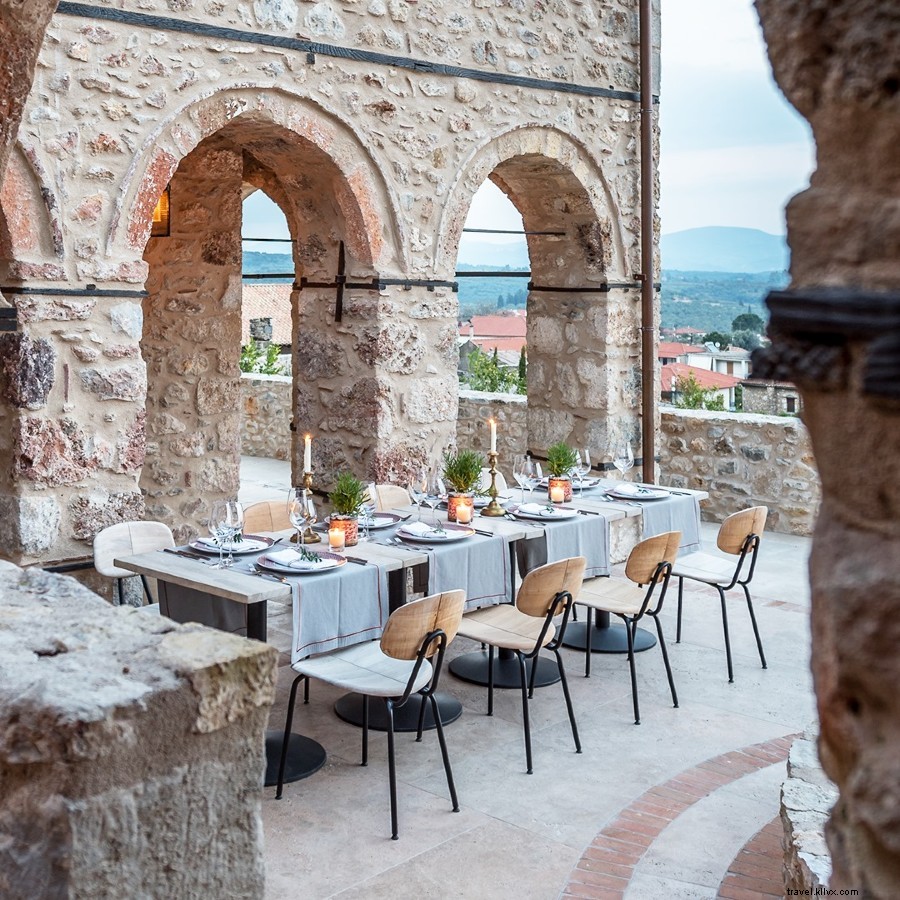 Luxurious Spa Retreat in Greece s Cypress-Clad Peloponnese Mountains