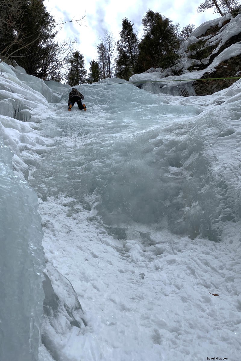 Epic Ice Climb: A Newbie Conquers a 70-Foot Frozen Waterfall
