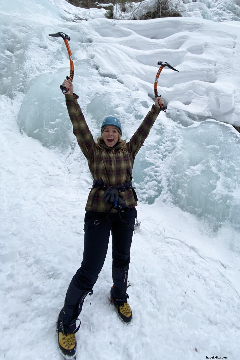 Epic Ice Climb: A Newbie Conquers a 70-Foot Frozen Waterfall