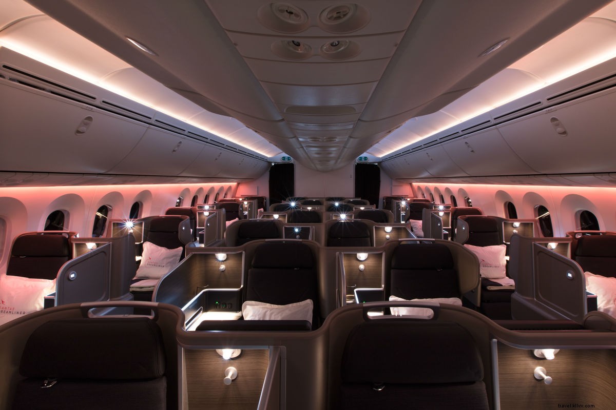 Qantas  Boeing Dreamliner: Revolutionary Wellness Program to Combat Jet Lag